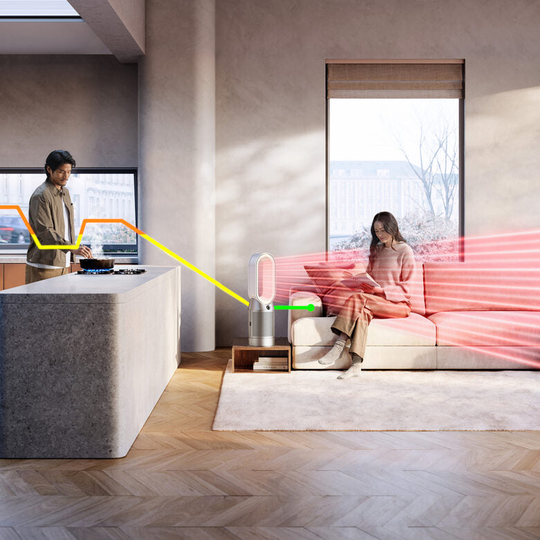 Dyson Purifier Hot+Cool HP1 Purificatore 27 m² 61,4 dB Bianco