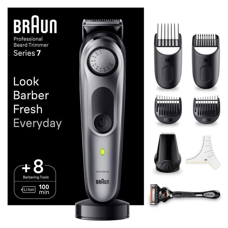 Braun BeardTrimmer 7 BT7420 Regolabarba Uomo