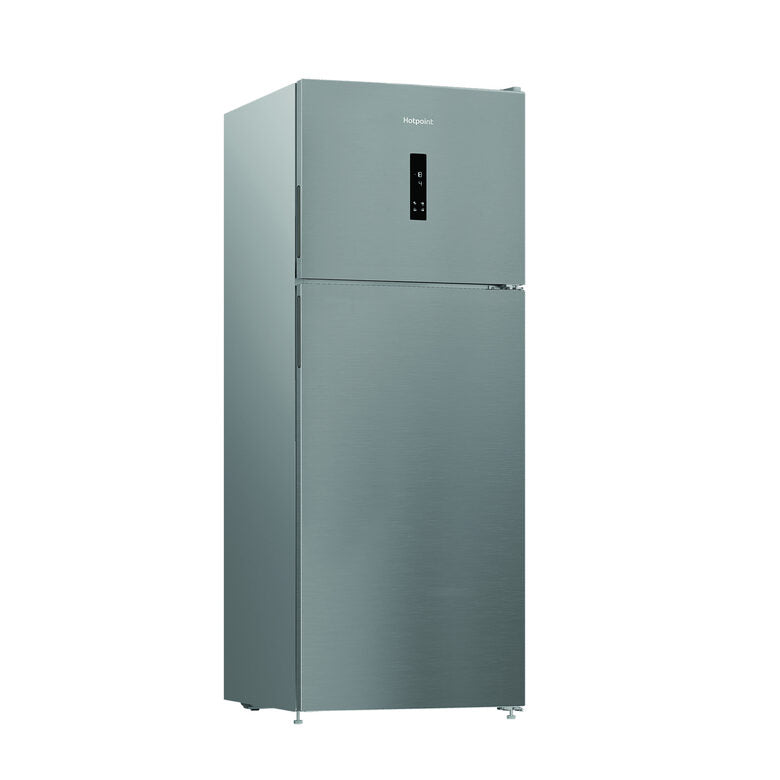 Hotpoint Ariston HPAD2 6472 XP4E Frigorifero doppia porta a libera installazione, Dual no frost, 70cm, Classe E, Pet Inox, 38 dbA, h186,5 cm