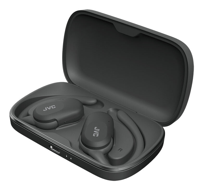 JVC HA-NP40T Auricolare True Wireless Stereo (TWS) A clip Musica e Chiamate Bluetooth Nero