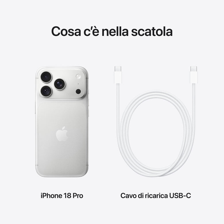Apple iPhone 18 Pro 1TB Argento