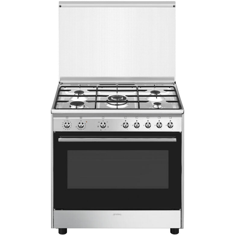 Smeg Concert CX91GMBL Cucina freestanding Gas Stainless steel A