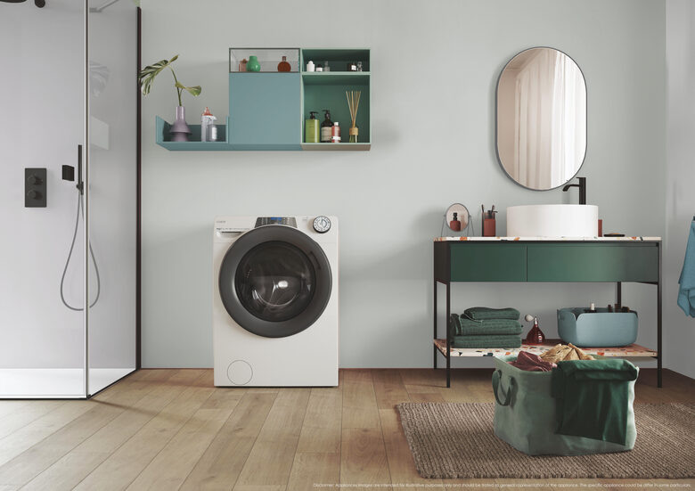 Candy 496BWMR9/1-S RapidÓ Pro RP Lavatrice Caricamento Frontale 9 Kg, 1400 Giri, Tecnologia Quick&Clean, Speed-Drive Inverter, Easy Iron Plus, Classe A, Bianco