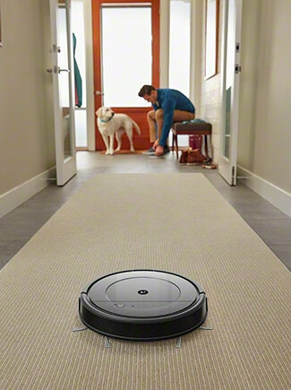 Irobot Roomba Robot Aspirapolvere Combo Kit Con Panni Inclusi 0,45 L Senza Sacchetto Nero, Grigio