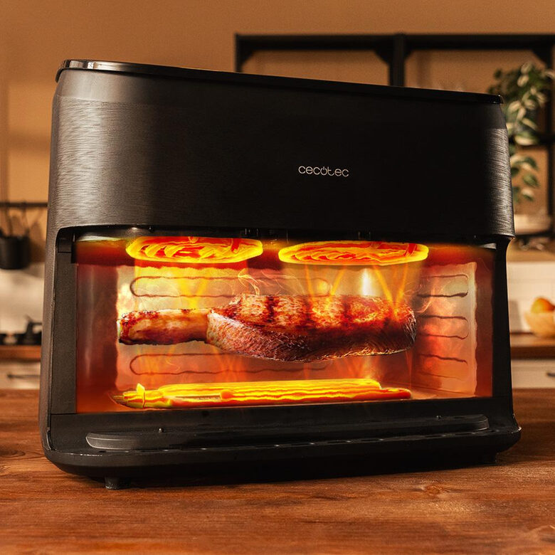 Cecotec Cecofry & Grill Smokin' 11000 Plus Singolo 11 L Indipendente 2900 W Friggitrice ad aria calda Nero