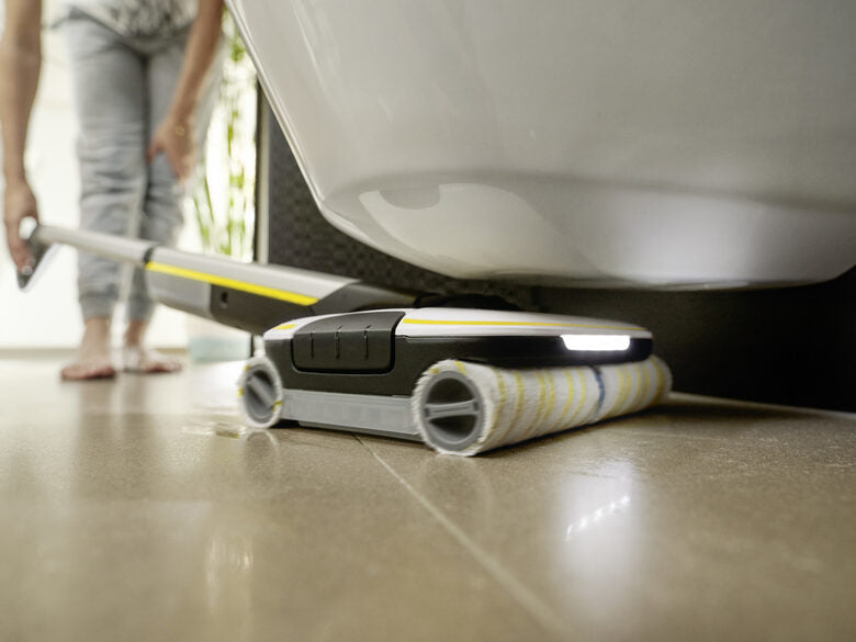 Kärcher FC 7 SIGNATURE LINE Scopa elettrica Batteria Bagnato Senza sacchetto Nero, Bianco, Giallo 2,85 Ah