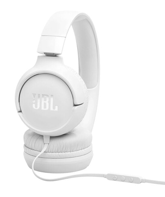 JBL Cuffie ad archetto supra-aurali con cavo e comando/microfono a 3 pulsanti, connettore USB Type-C, Driver: 32mm, Certificazione Hi-Res Audio, 3 EQ selezionabili, Cavo piatto, Ripiegabili