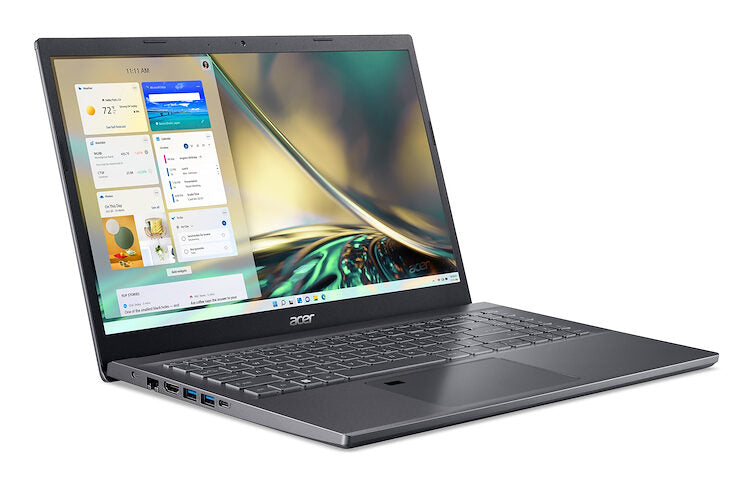 Acer Aspire 5 Intel® Core™ i5 i5-1235U Computer portatile 39,6 cm (15.6") Full HD 16 GB DDR4-SDRAM 512 GB SSD NVIDIA GeForce RTX 2050 Wi-Fi 6E (802.11ax) Windows 11 Home Grigio