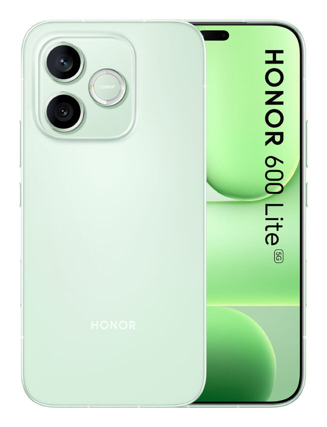 Honor BUNDLE 600 LITE 256GB S GREEN+WATCH 2i BLACK 16,8 cm (6.6") Doppia SIM 5G USB tipo-C 16 GB 6520 mAh Verde