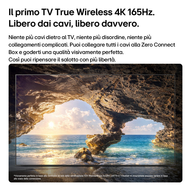 LG OLED evo AI Wallpaper TV 83'' W6 OLED83W69LA, 4K, spessore 9,9mm, True Wireless, Staffe filo muro SMART TV 2026