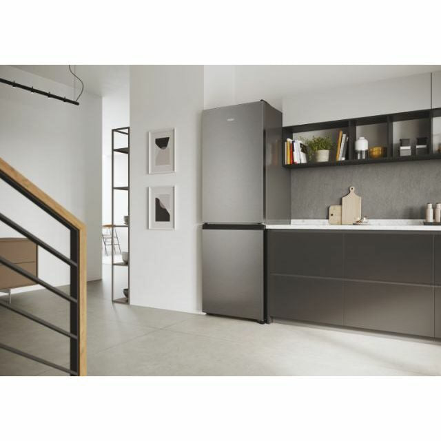 Haier 2D 60 Serie 1 HDW1618DNPK frigorifero con congelatore Libera installazione 341 L D Argento