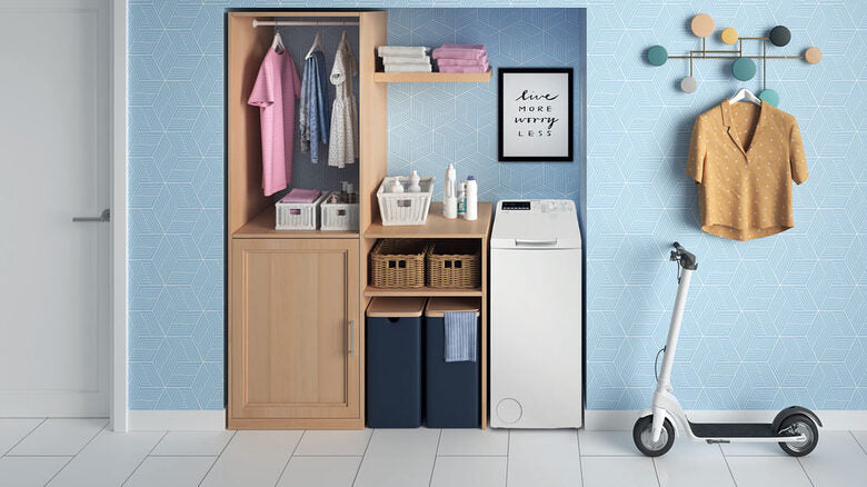 Indesit BTW B7251P IT Lavatrice Caricamento Dall'alto A Libera Installazione 7 Kg, 1200 Giri, Classe B, Bianco