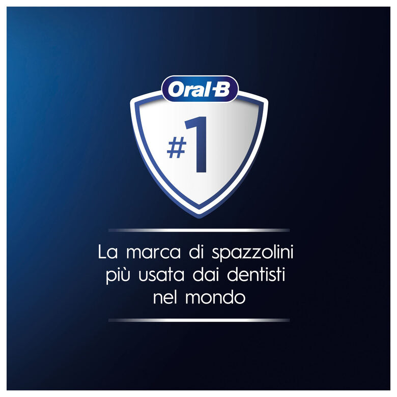 Oral-B Spazzolino Elettrico Ricaricabile Series 1 Blu con 2 Testine di Ricambio, 1 Spazzolino