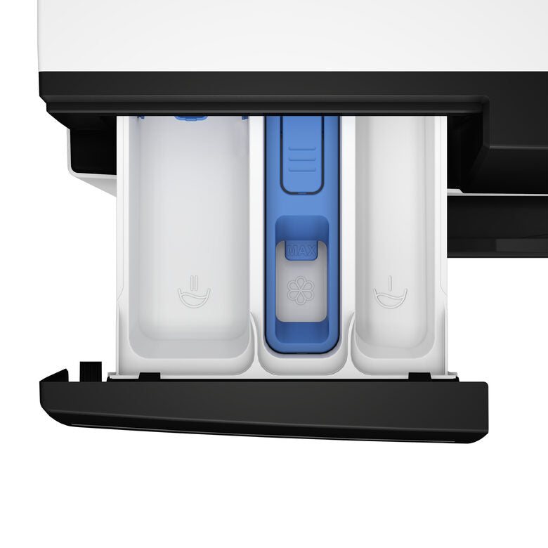 Beko BMGWU4941B B300 Lavatrice A Libera Installazione 9 Kg, EnergySpin, 1400 Giri, Classe A, Cassetto Detersivo AutoClean, Bianco E Nero