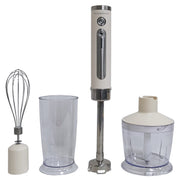 Melchioni 118420038 frullatore Frullatore ad immersione 150 W Stainless steel, Trasparente, Bianco
