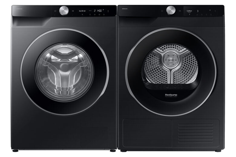 Samsung WW10FG6U94LBU3 Lavatrice A Libera Installazione 10 Kg, AI Control Ecodosatore, 1351 Giri, Classe A, Nero