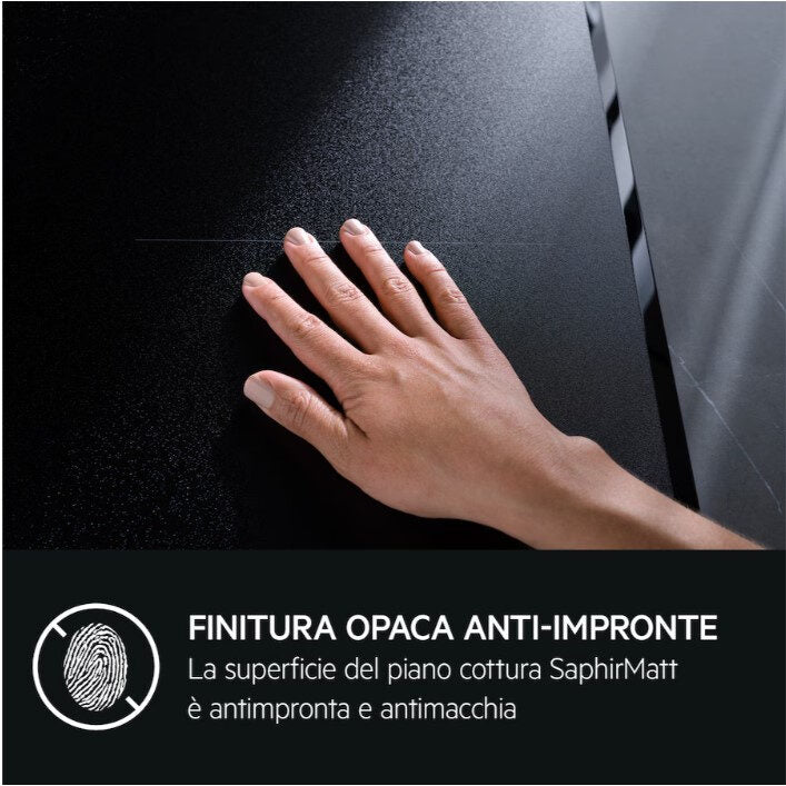 AEG TI84IB30IZ piano cottura Nero Da incasso 80 cm Piano cottura a induzione 4 Fornello(i)