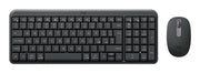 Logitech MK250 Compact Bluetooth Wireless Combo tastiera Mouse incluso Universale RF senza fili + Bluetooth Italiano Grafite
