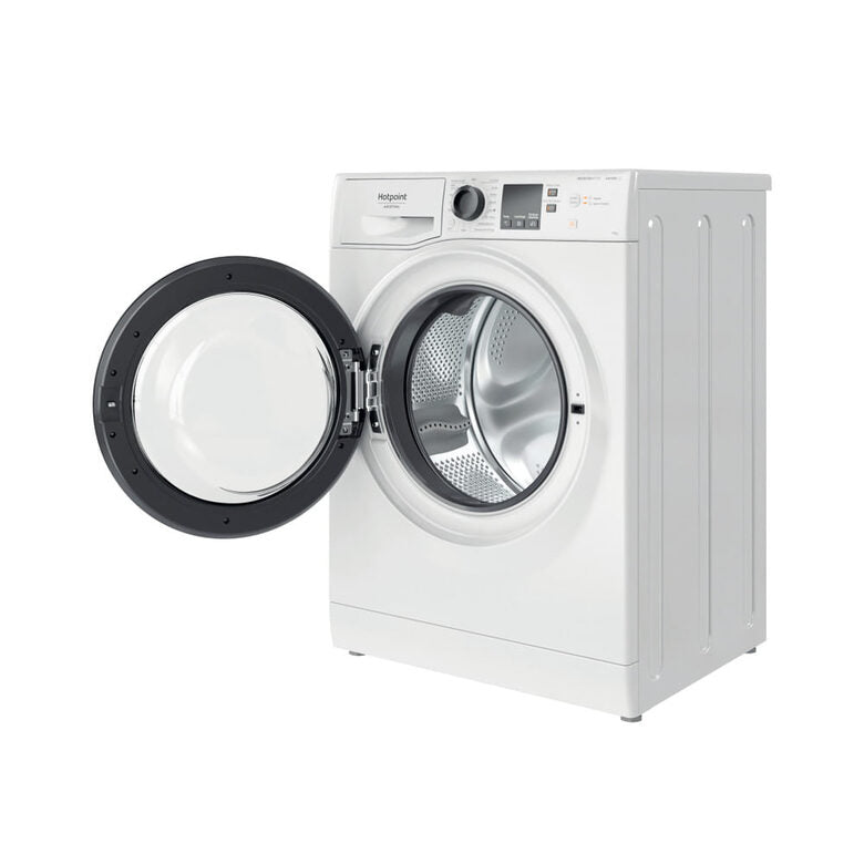 Hotpoint Ariston NF1046WKIT Lavatrice A Libera Installazione 10 Kg, 1400 Giri, Steam Hygiene, Anti Allergy, Antimacchia, Classe A, Bianco