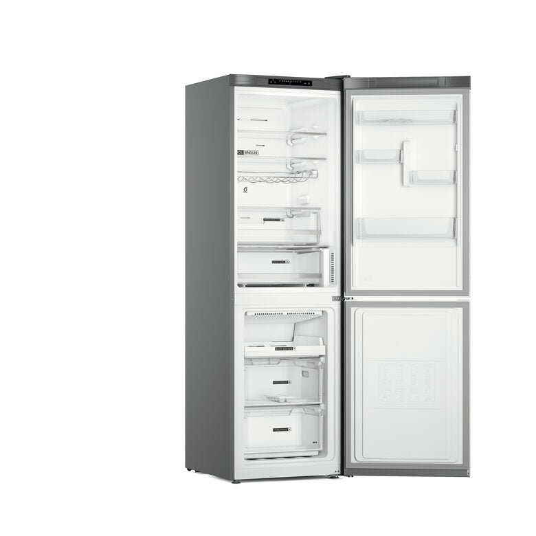 Whirlpool W7X 83A OX frigorifero con congelatore Libera installazione 335 L D Acciaio inossidabile