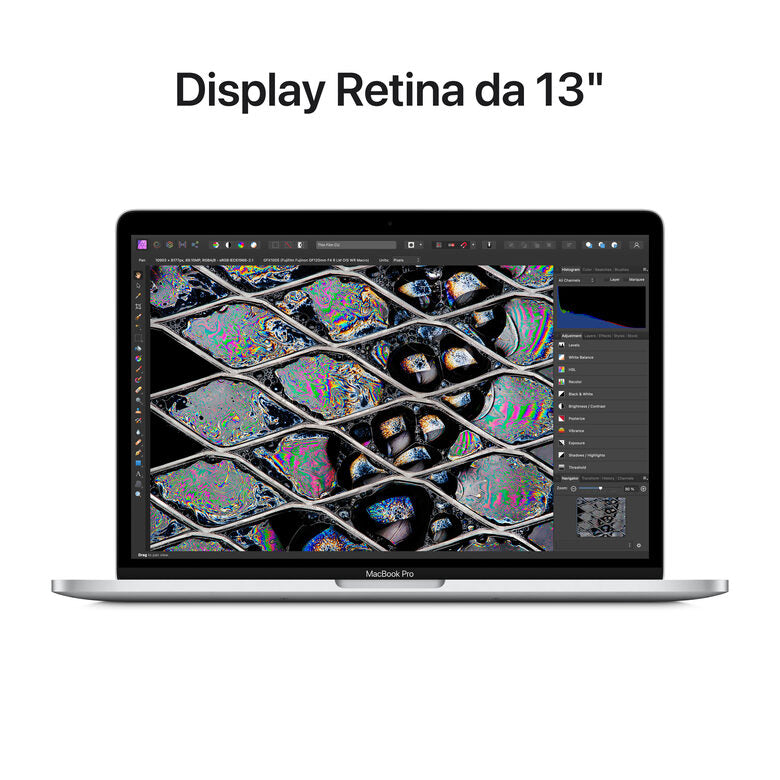 Apple MacBook Pro 13" M2 8-core CPU 10-core GPU 512GB SSD - Argento