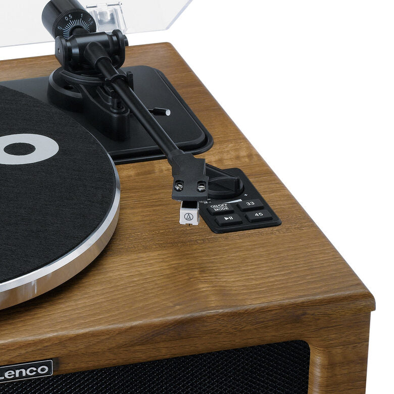 Lenco LS-410WA piatto audio Giradischi con trasmissione a cinghia Marrone Automatico