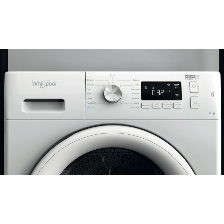 Whirlpool FFTN M11 82 IT asciugatrice Libera installazione Caricamento frontale 8 kg A++ Bianco