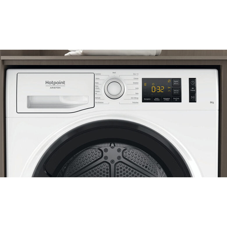 Hotpoint NT M11 82K IT asciugatrice Libera installazione Caricamento frontale 8 kg A++ Bianco