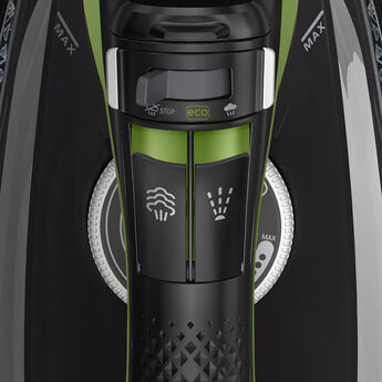 Rowenta DW6330 Eco Intelligence Ferro da stiro a secco e a vapore 2500 W Nero, Verde