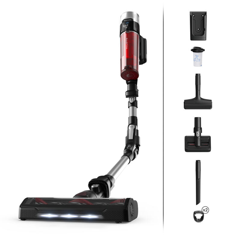 Rowenta X-Force Flex 9.60 RH2077 aspirapolvere senza filo Nero, Rosso Senza sacchetto