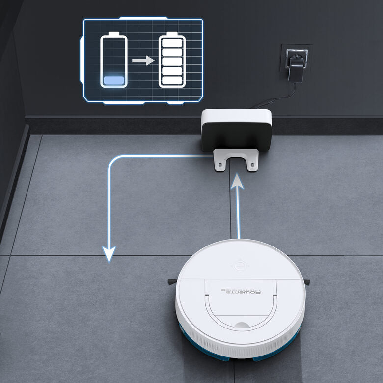 Rowenta X-Plorer RR9077WH Aspirapolvere Robot 0,5 L Senza sacchetto Bianco