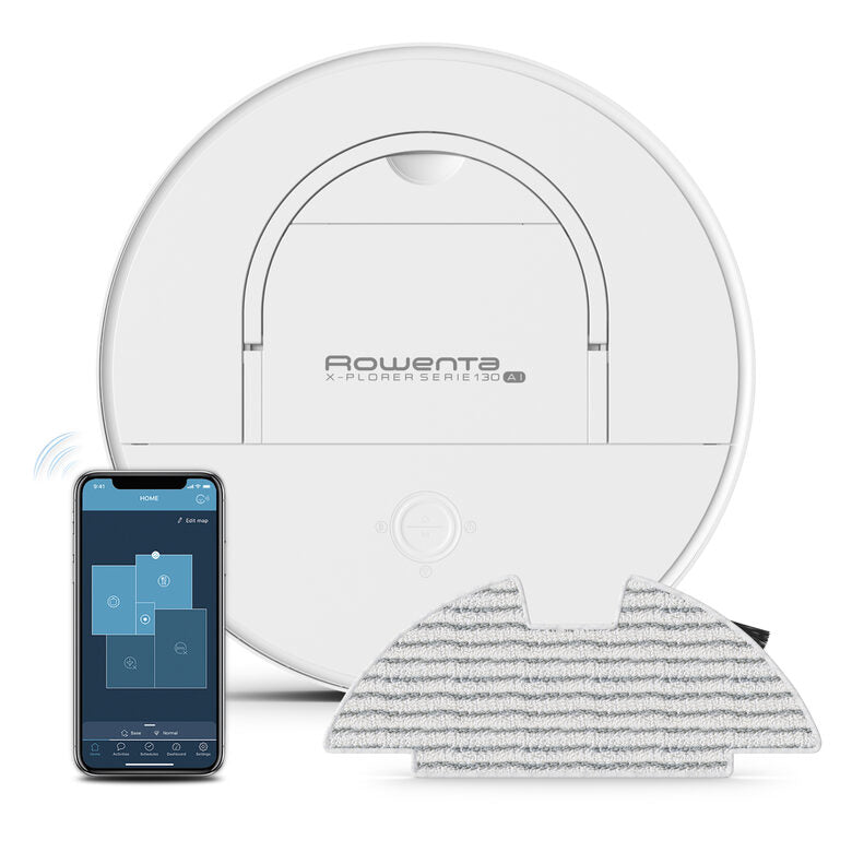 Rowenta X-Plorer RR9077WH Aspirapolvere Robot 0,5 L Senza sacchetto Bianco