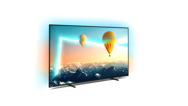 Philips AMBILIGHT tv 43" Android TV UHD 4K 43PUS8007, HDR10+ e Dolby Vision, Ready for Gaming, Smart TV, Dolby Atmos