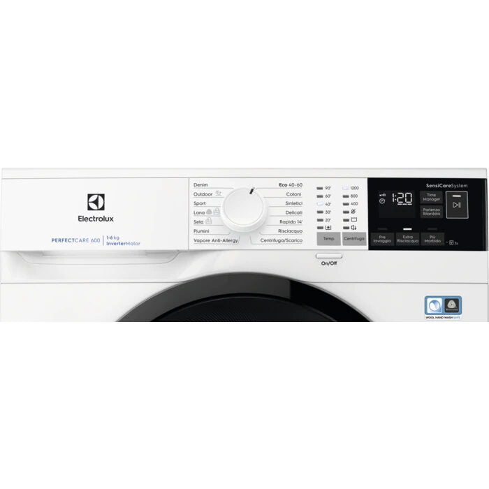 Electrolux EW6S472I lavatrice Caricamento frontale 7 kg 1151 Giri/min C Bianco