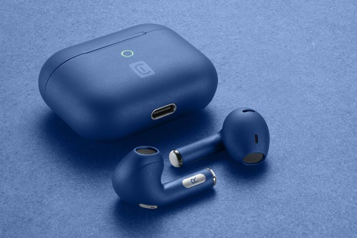 Cellularline CRYSTAL Auricolari Bluetooth® con Environment Noise Cancelling Blu