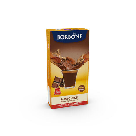 Caffè Borbone Miscela Miniciock in capsule 10 pz gusto cioccolato compatibili con macchine a marchio Nespresso®