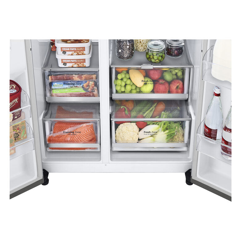 LG GSXV80PZLE Frigorifero Side By Side Libera Installazione 635 L E  Total No Frost
