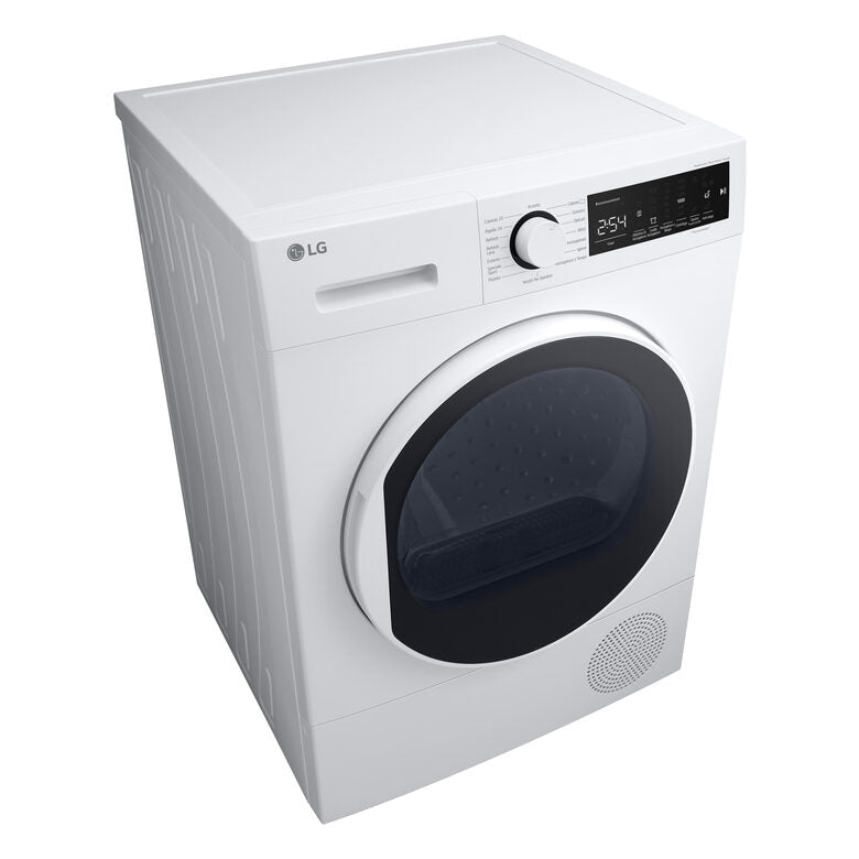 LG Asciugatrice RH80M3AV6R Capacità 8Kg, Classe A++, Tecnologia a Pompa di Calore
