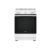 Indesit IS67G1KMW/E Cucina Gas Nero, Bianco A+