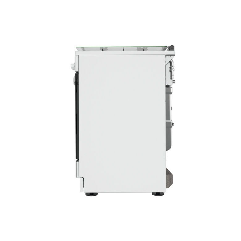 Indesit IS67G1KMW/E Cucina Gas Nero, Bianco A+