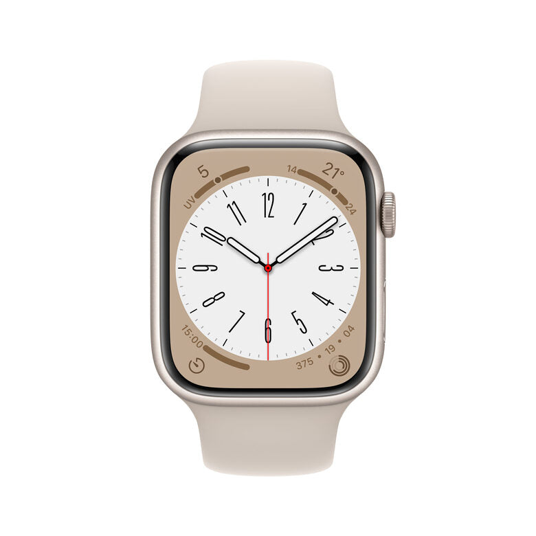 Apple Watch Series 8 GPS 41mm Cassa in Alluminio color Galassia con Cinturino Sport Band Galassia - Regular