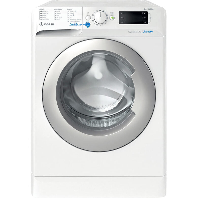 Indesit BWE 91486X WS IT lavatrice Caricamento frontale 9 kg 1400 Giri/min A Bianco