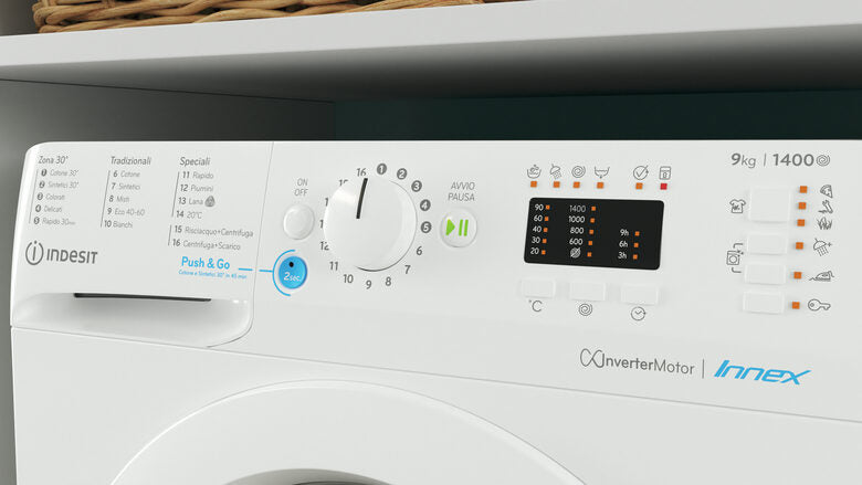 Indesit BWA 91486X W IT lavatrice Caricamento frontale 9 kg 1400 Giri/min A Bianco