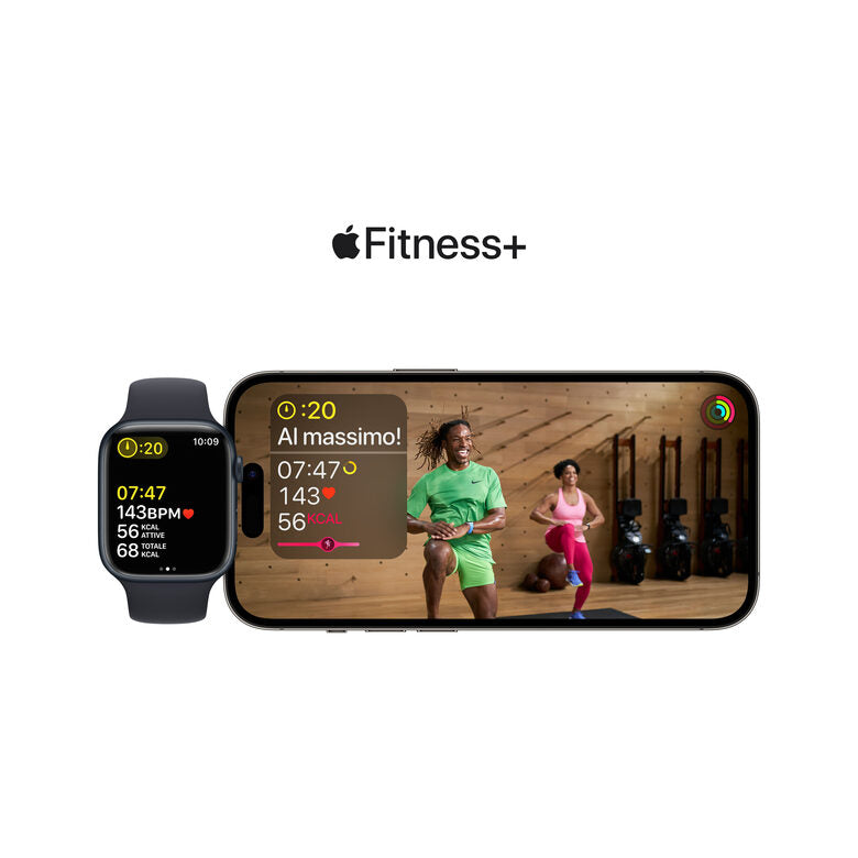 Apple Watch Ultra GPS + Cellular, 49mm Cassa in Titanio con Cinturino Trail Loop Giallo/Beige - M/L