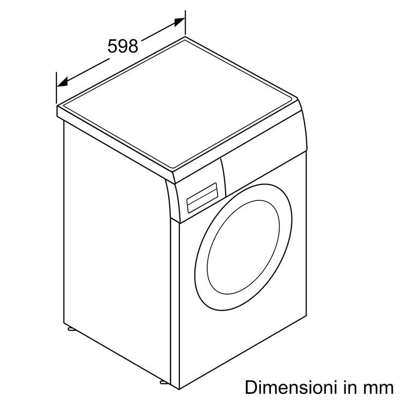 Bosch WUU28T29IT Lavatrice a Carica Frontale, Serie 6, 9 Kg, 1400 Giri, Classe A