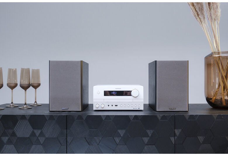 Kenwood M-822DAB Microsistema audio per la casa 50 W Nero, Bianco
