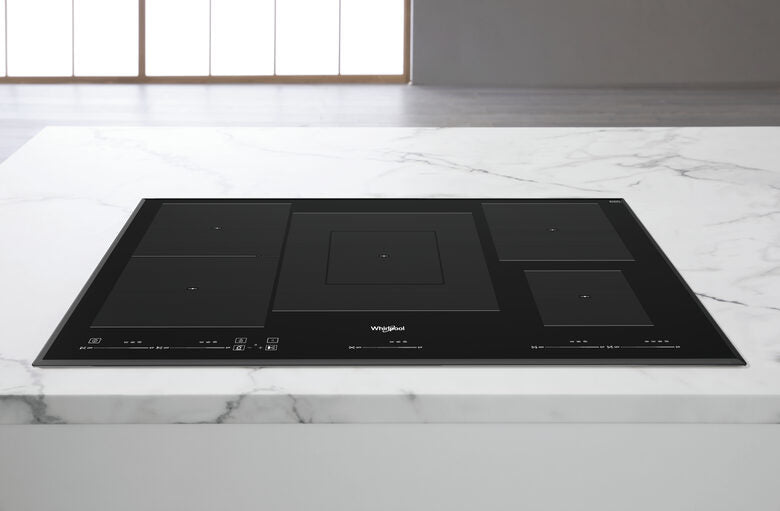 Whirlpool WT 1090 BA Nero Da incasso 90 cm Piano cottura a induzione 5 Fornello(i)