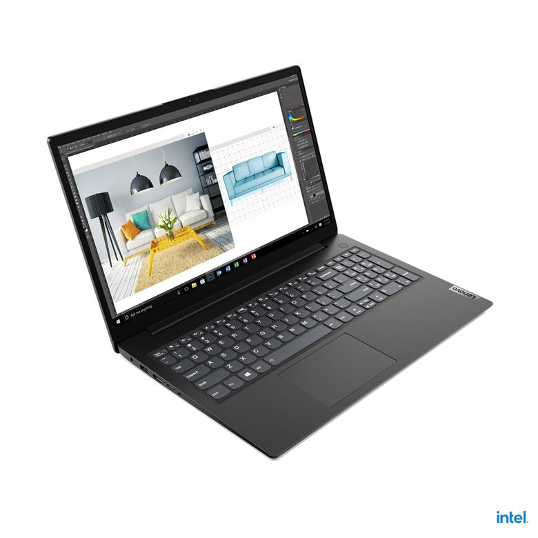 Lenovo V15 G2 IJL Intel® Celeron® N N4500 Computer portatile 39,6 cm (15.6") Full HD 8 GB DDR4-SDRAM 256 GB SSD Wi-Fi 5 (802.11ac) Windows 11 Home Italiano Nero