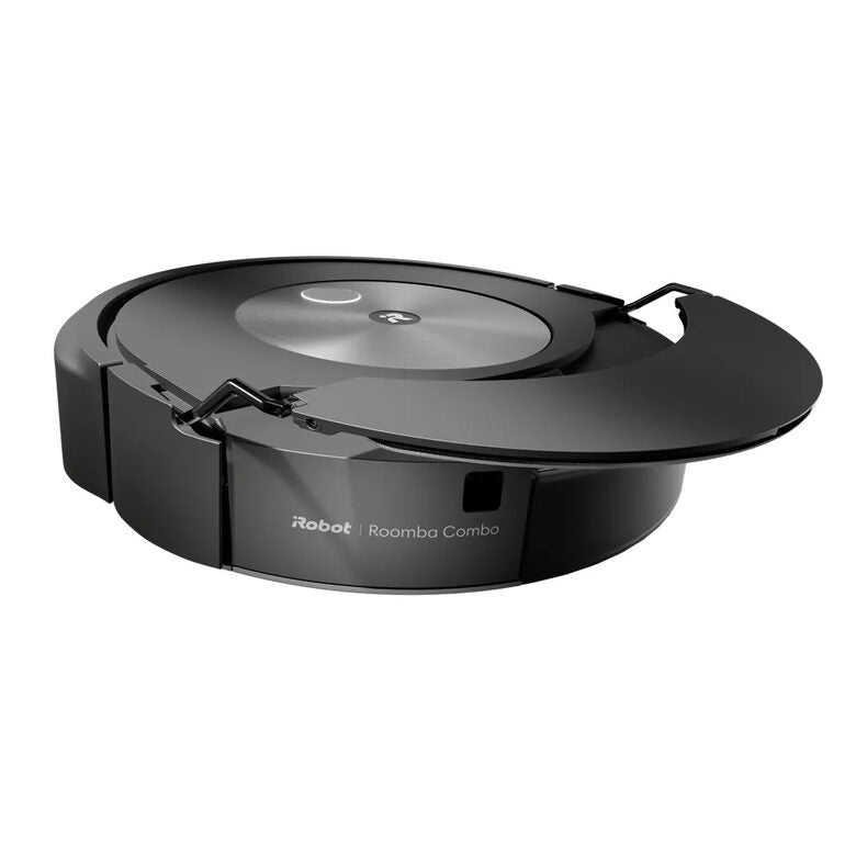 iRobot Roomba Combo j7 Aspirapolvere Robot Senza sacchetto Nero, Acciaio inossidabile