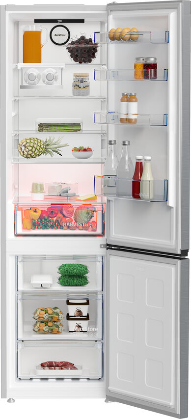 Beko B5RCNE405HXB frigorifero con congelatore Libera installazione 355 L D Metallico